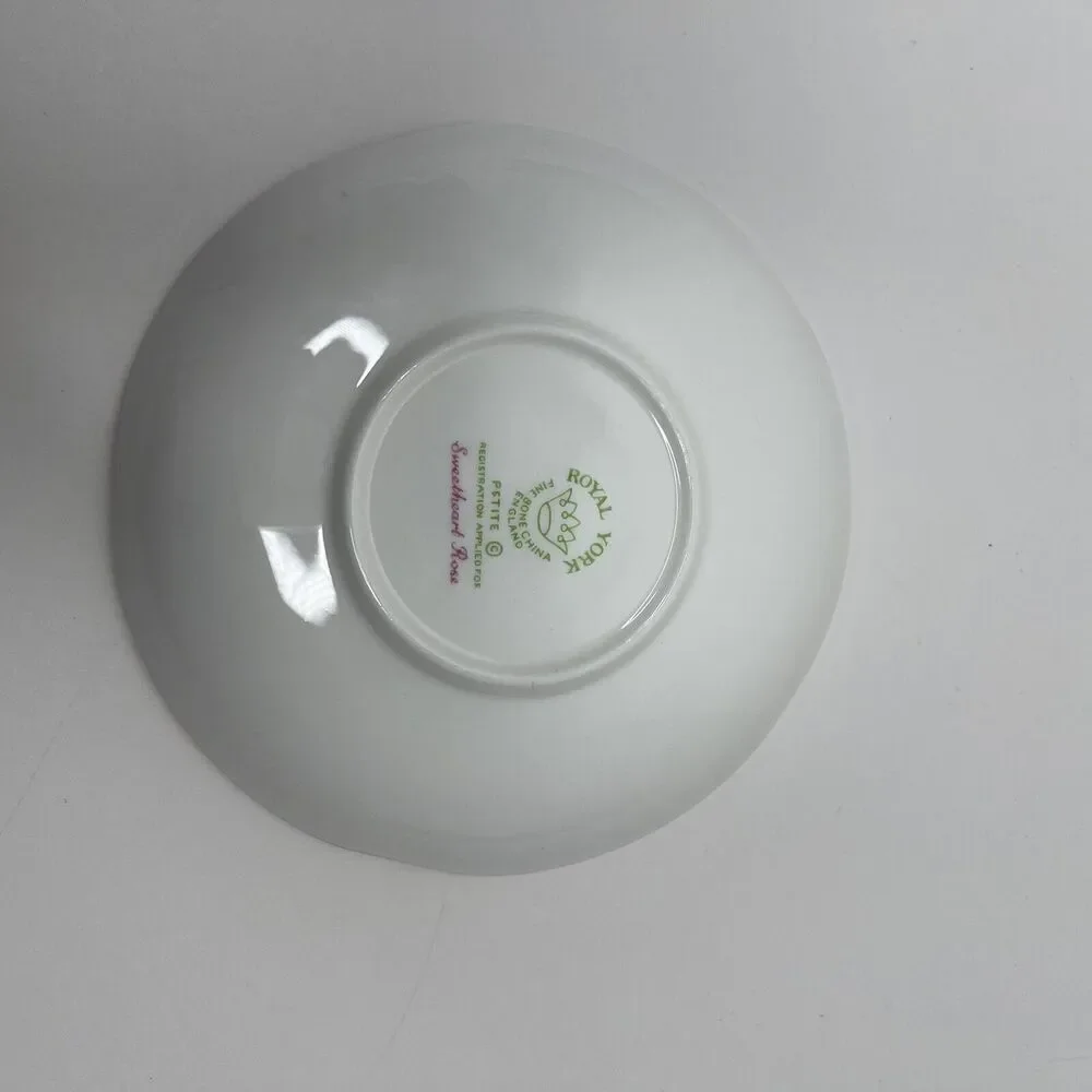 Royal York Petite Teacup Saucer Plate Sweetheart Rose Fine‎ Bone SAUCER ONLY